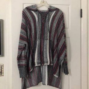 Size L Striped Baja Jacket